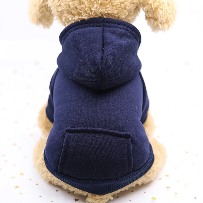 DualPet Dog Hoodie Winter Dog Sweaters Pet Cold Warm Weather Sweatshirt Hoodie for Small Medium Dogs and Cat XS-2XL Pet Supplies - Image 10