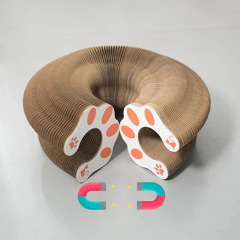 Magic Cat Toy Interactive Cats Ball Toys Kitten Game Training Stuff Fun Multiple Shapes Corrugated Paper Cat House Pet Supplies - Image 6
