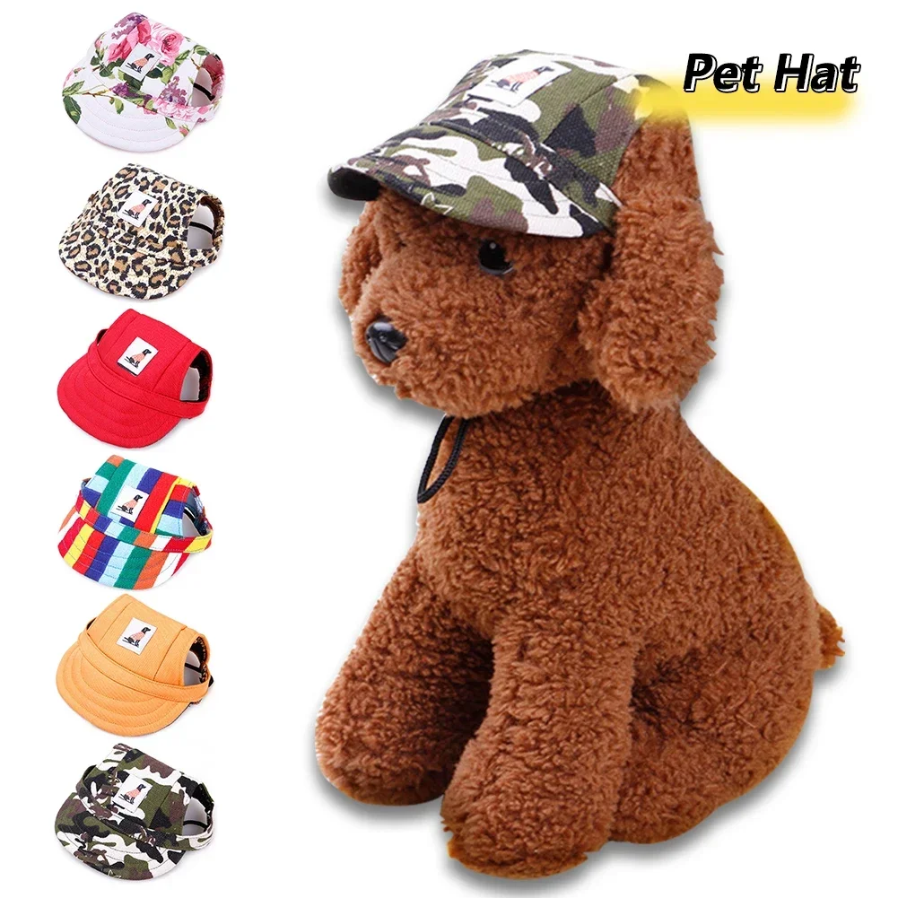 Fashionable Cute Pet Dog Cat Puppy Hat Baseball Visor Hat Puppy Grooming Dress Up Hat Peaked Cap Sunbonnet Outdoor Topee - Image 10