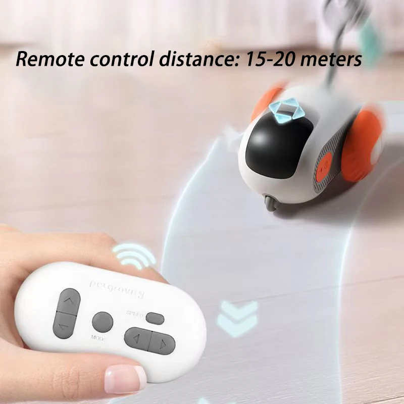 Smart Cat Toy Pet Interactive Automatic Moving Remote Electric Car Toys Upgraded Version Rechargeable Kitten Training Game Toys - Image 10